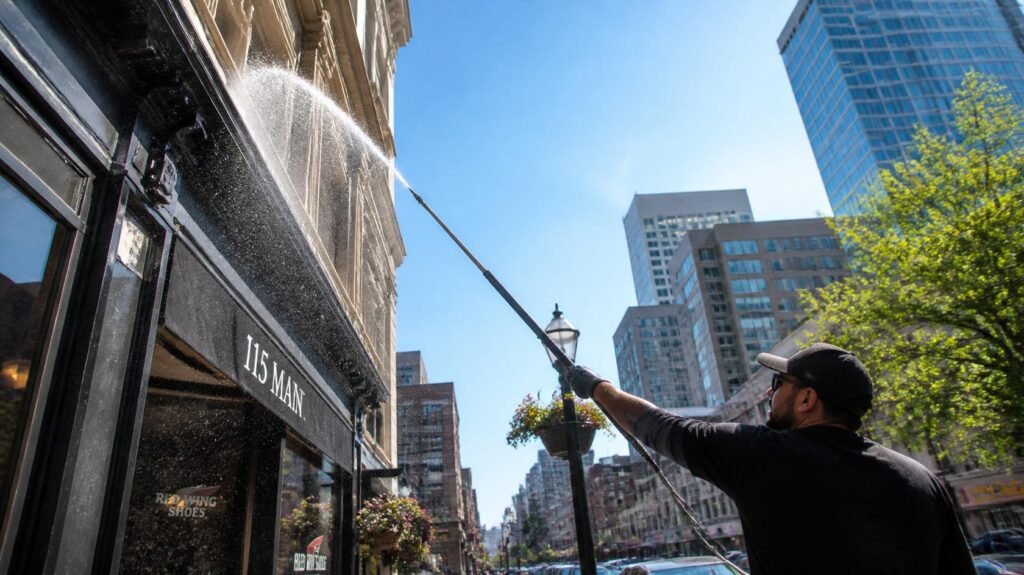 telescopic gutter cleaning
